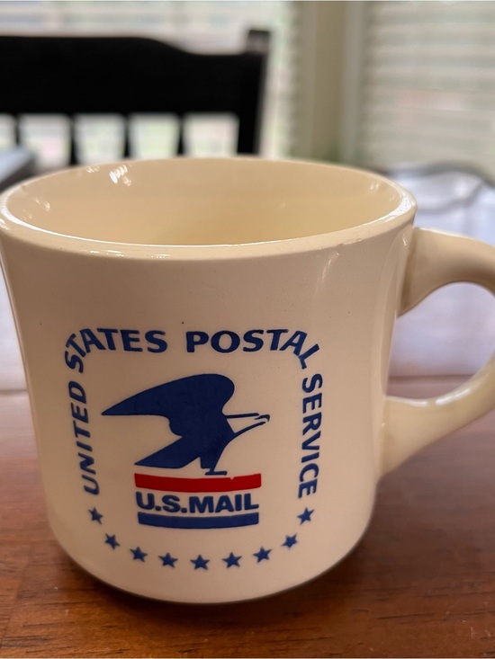 Other - Vintage United States Postal Service White U.S. Mail Ceramic Coffee Mug